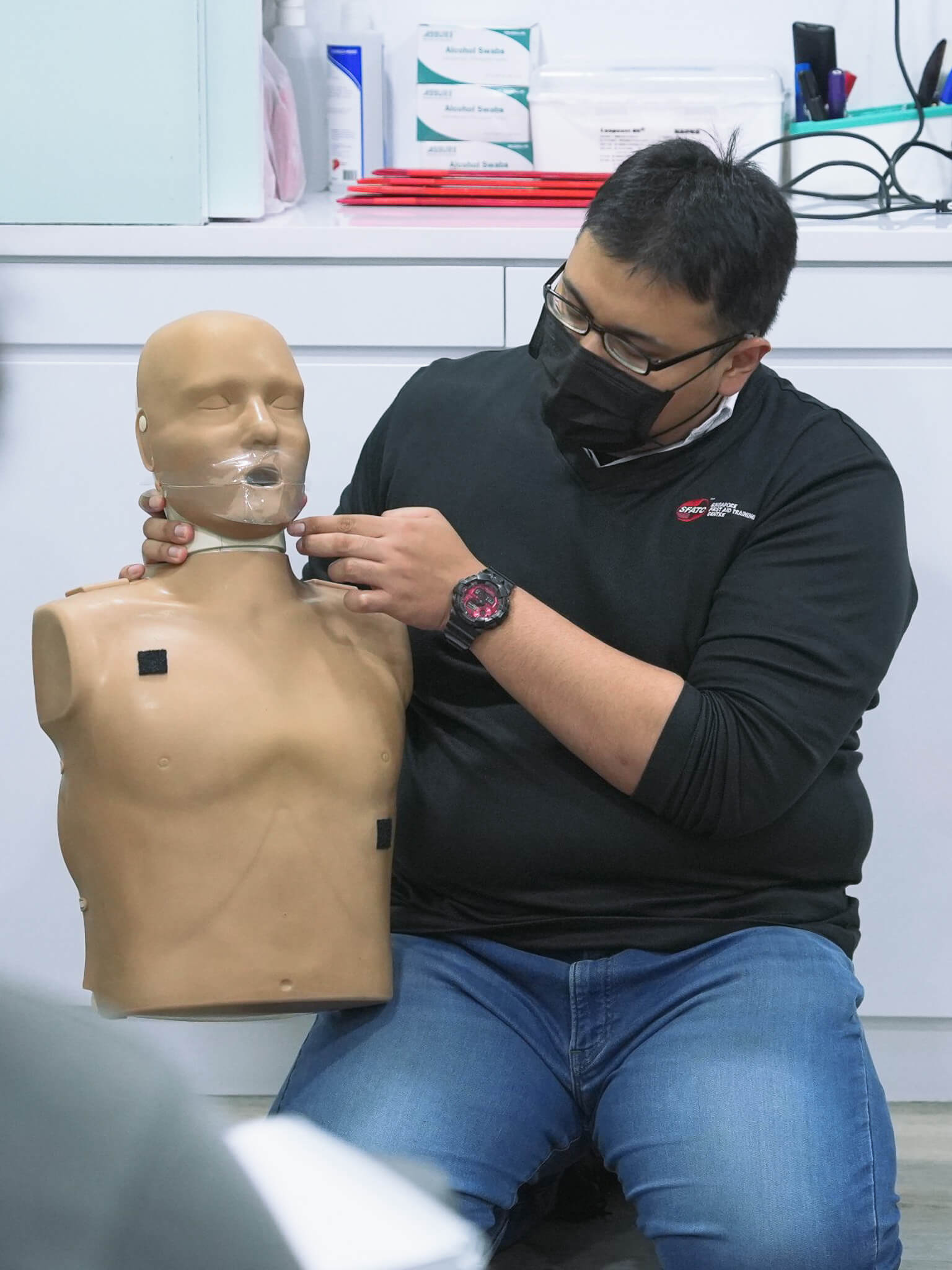 Senior Standard First Aid Trainer Mr Muhammad Ariff Haiqal Bin Harun Rushid